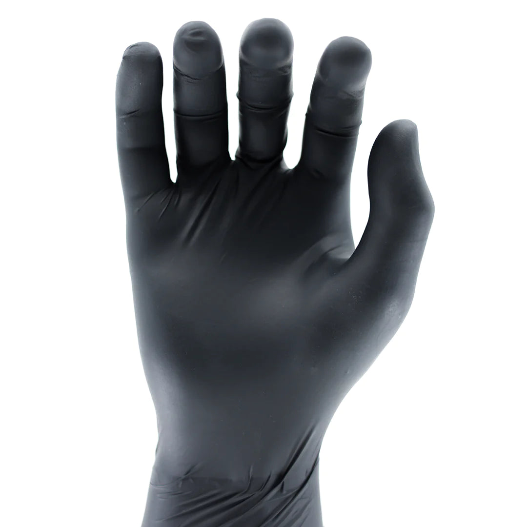 What is the benefit of using nitrile gloves?