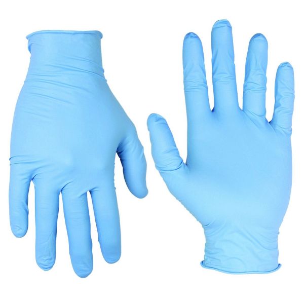 Blue Nitrile Medical Grade Gloves QTY 100