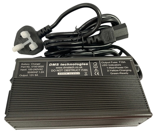 PowerStart 12V 8AH 3 Stage Charger