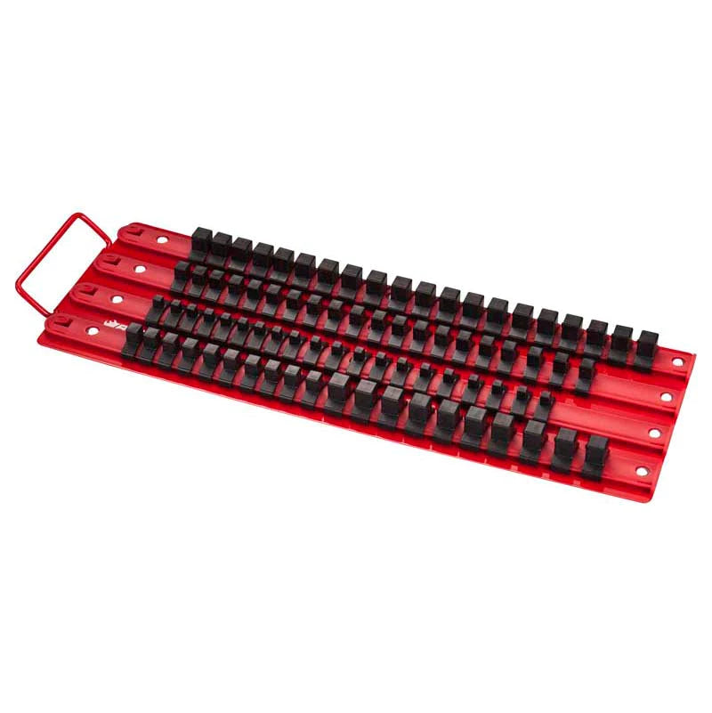 Socket Tray With Carry Handle - Green / Red