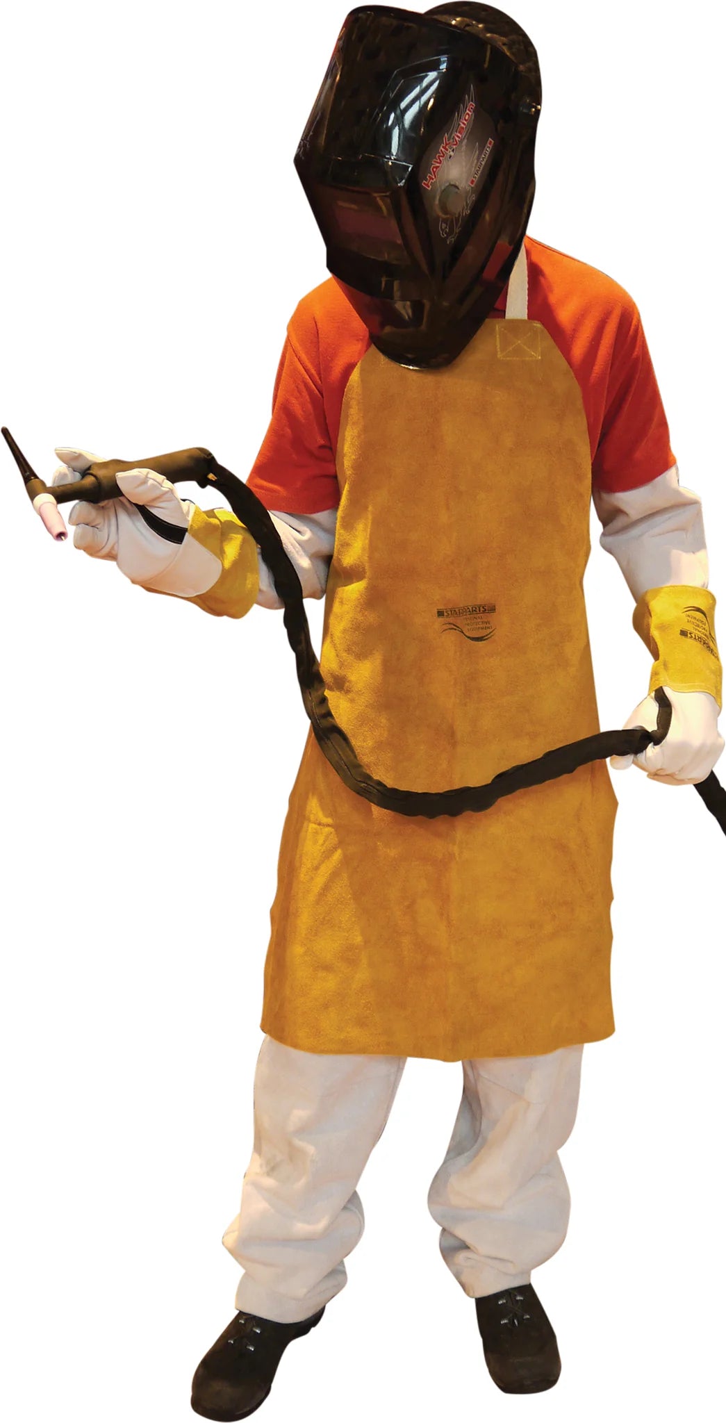 STARPARTS Texas Leather Cow Hide Welders Apron