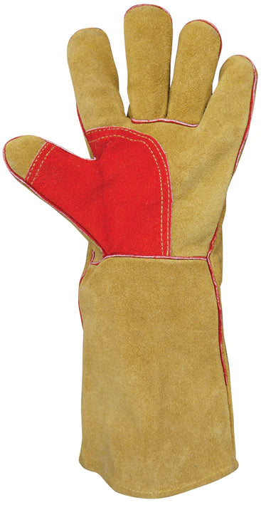 STARPARTS Premium Leather 16 Inch Extra Long Cuff Welders Gloves