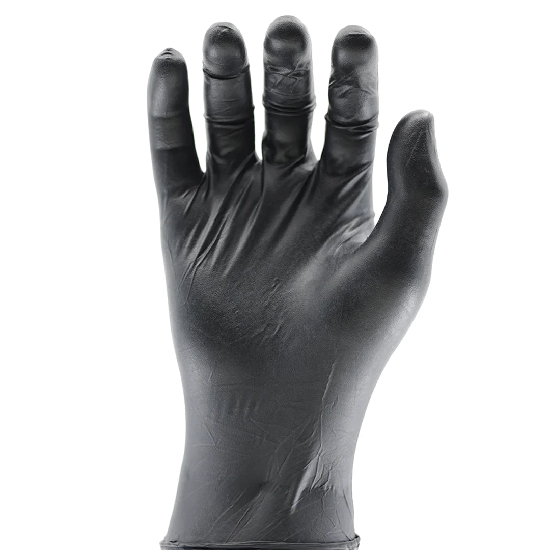 Black Nitrile Heavy Duty Gloves for Mechanics and Heavy Duty Users QTY 1000 - BOA MAX