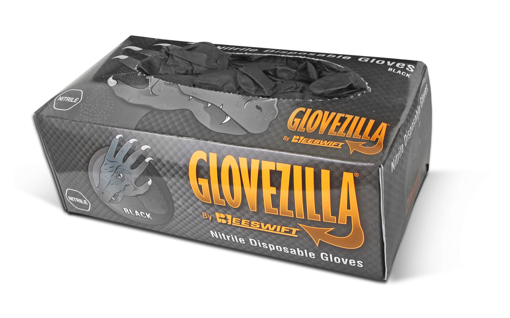 Glovezilla Black nitrile gloves