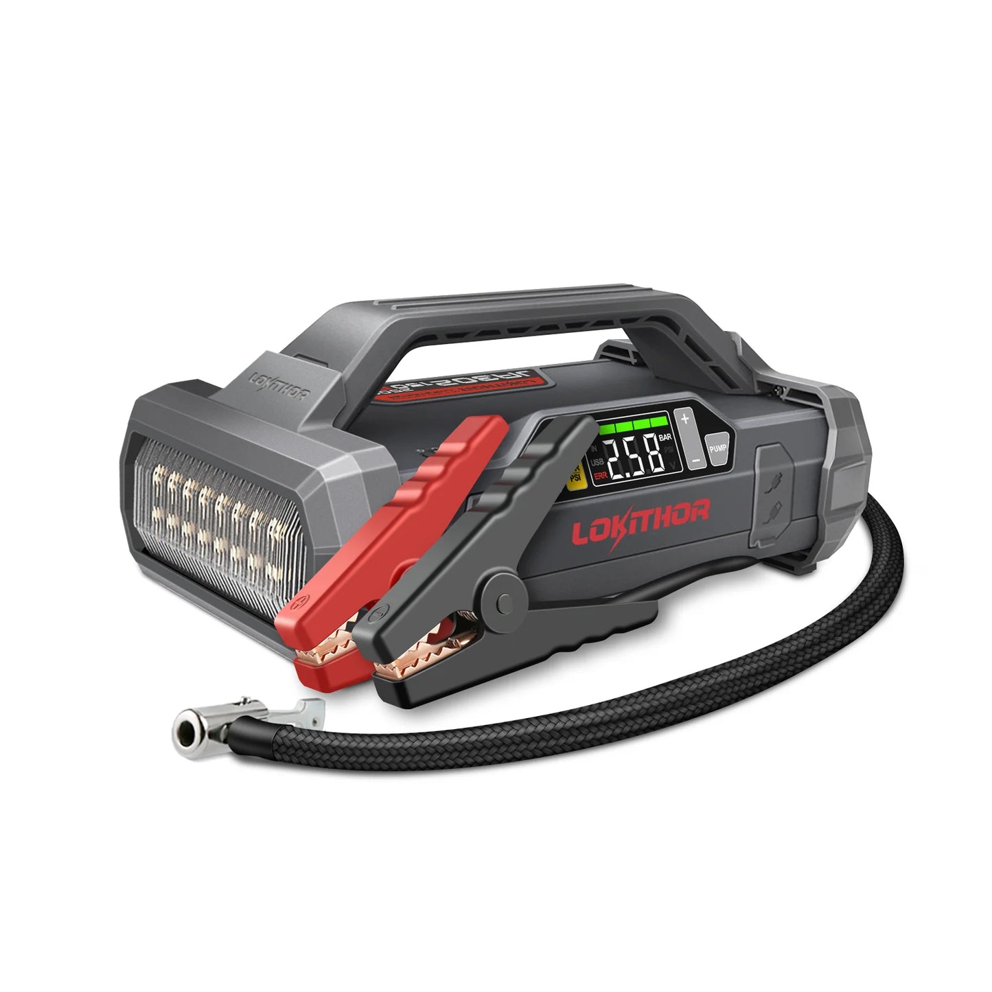 Battery Booster / Jump starter 2500A With Built In 12V Compressor