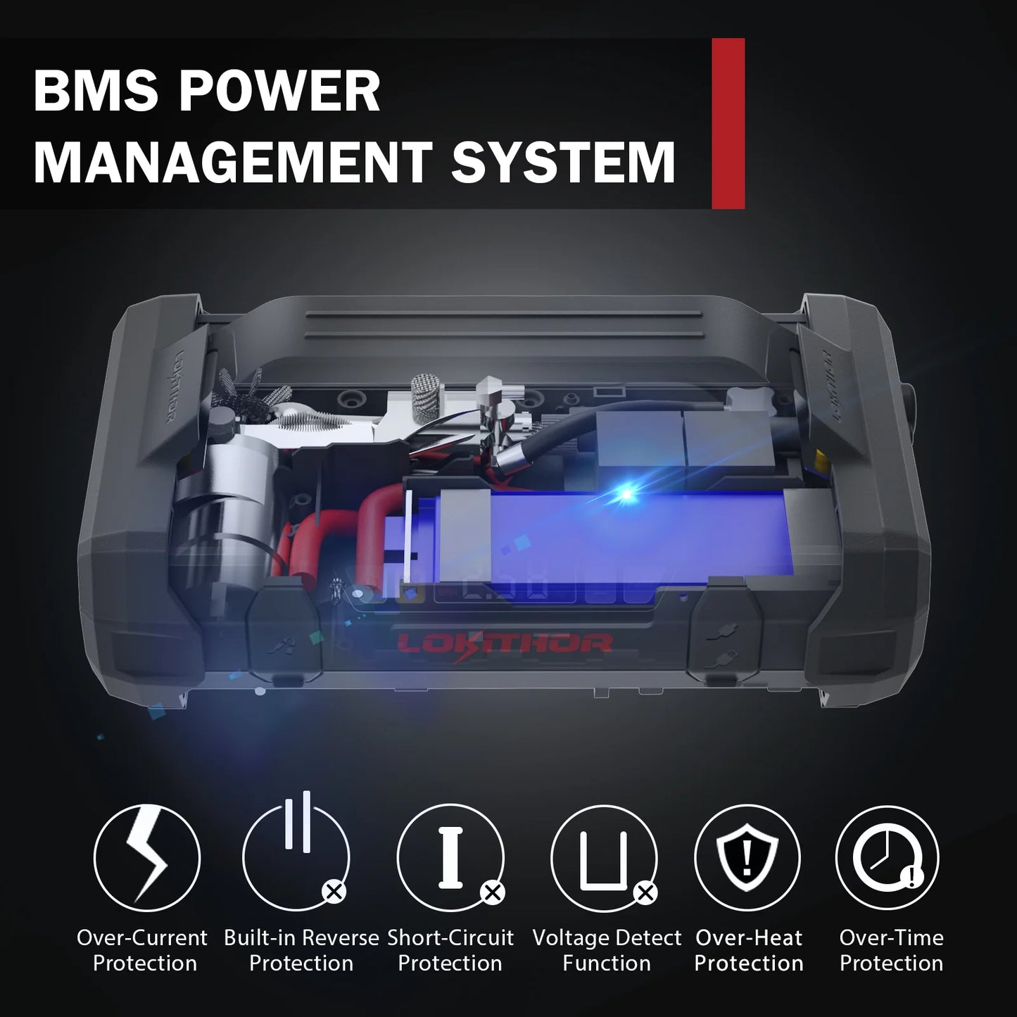 Battery Booster / Jump starter 2500A With Built In 12V Compressor