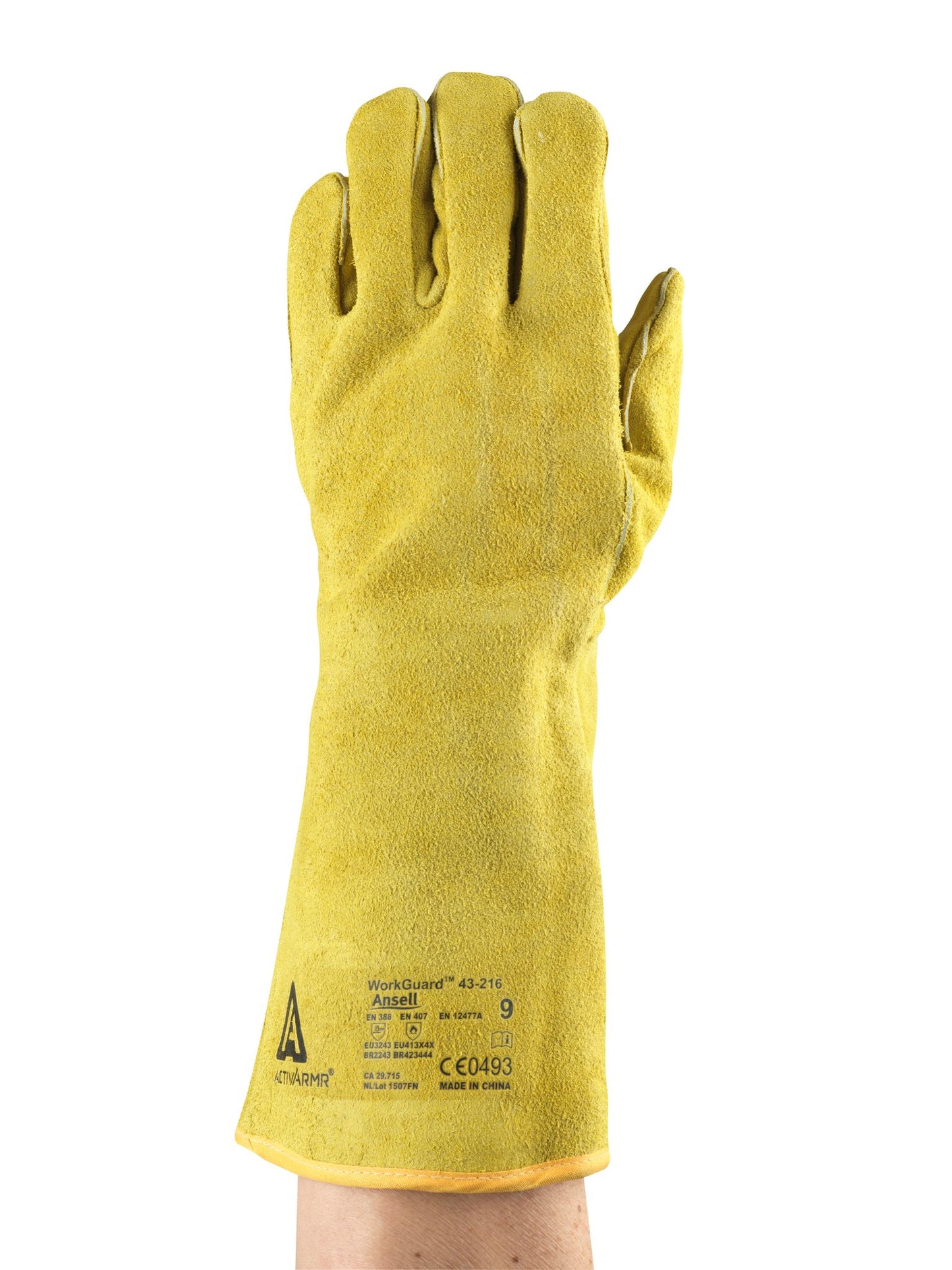 Ansell ACTIVEARMR 43-216 Kevlar Welders Gloves Qty 6 Pairs