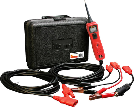 Power Probe 3 Testing Kit With Case In Red