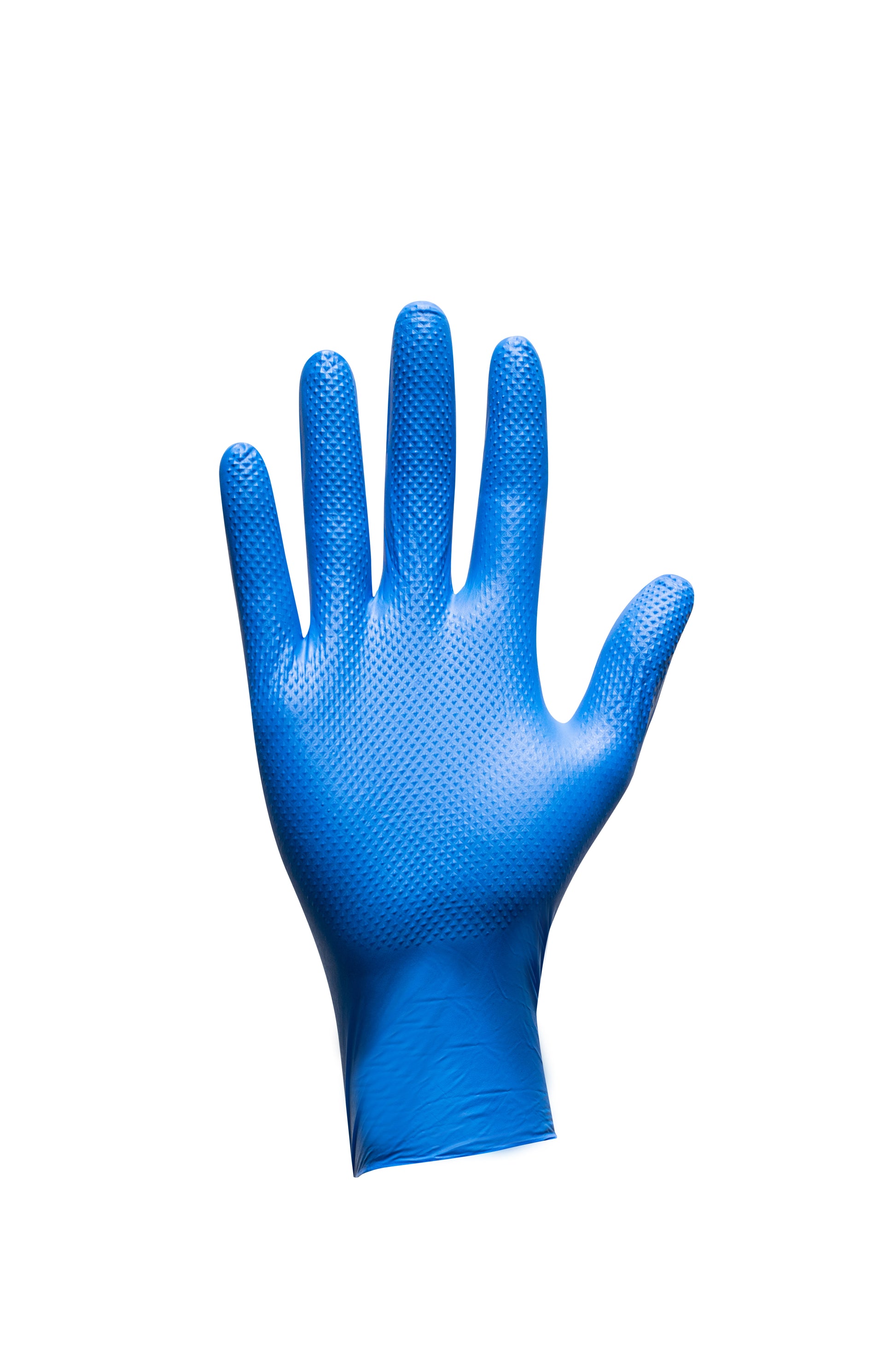 blue nitrile glove 