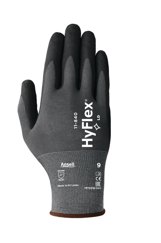 Ansell Hyflex 11-840 Abrasion Resistant Gloves Pack Of 5